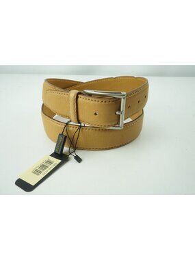 Rubinacci Tan Brown Leather Made in Italy Sz 110 42 BRAND NEW